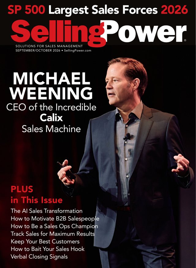 Selling Power magazine, September/October 2026 cover